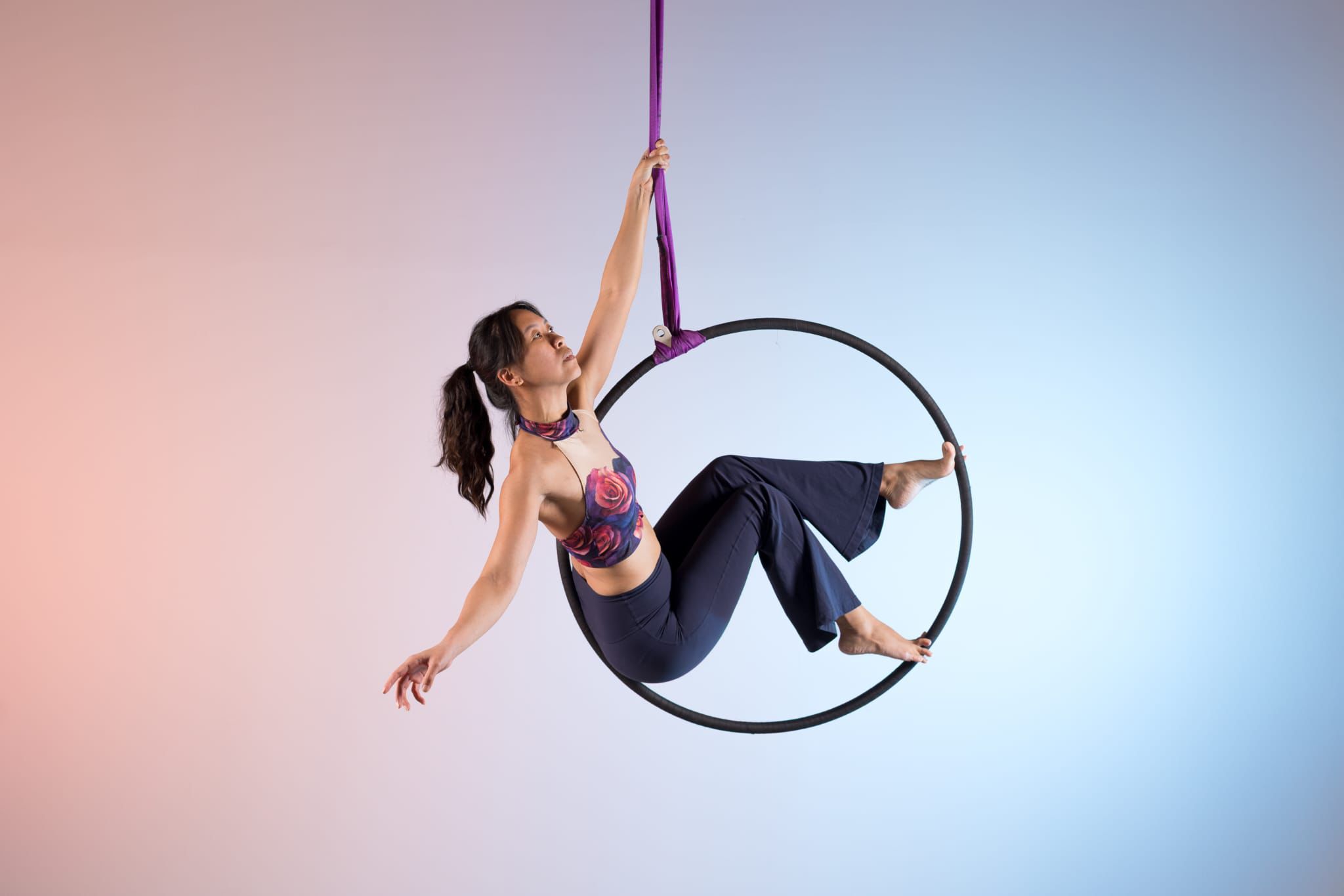 "Candy Colours Love" - Aerial Hoop - Foto Shooting mit Malte (fördegrafie) - 60min.